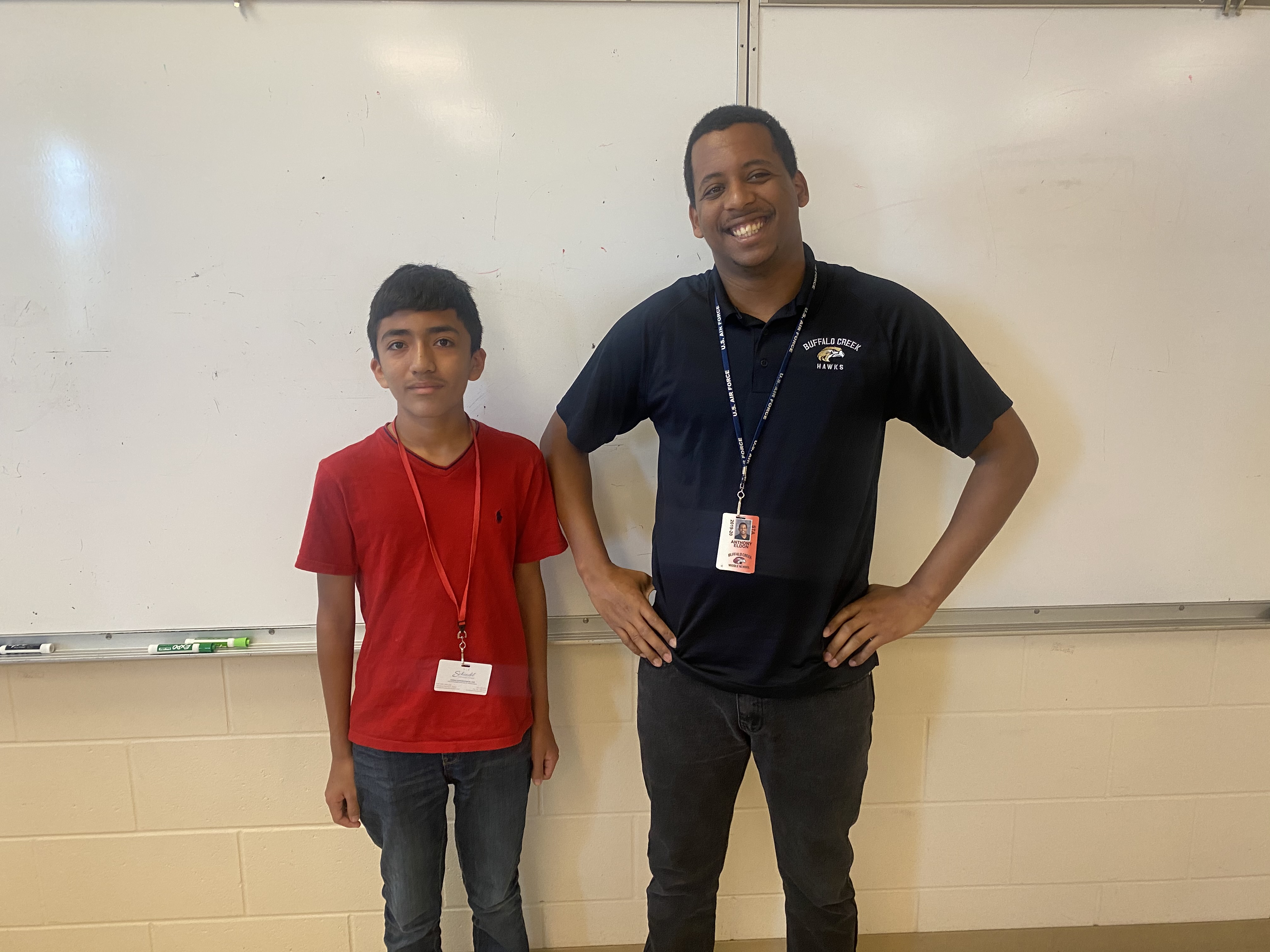 Alex Huapilla and Anthony Eldon